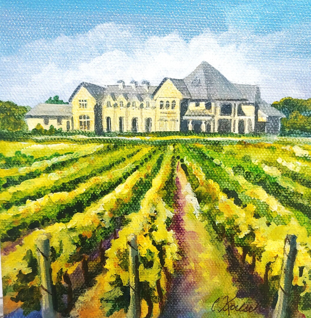 NOTL - Peller - 6x6 - Acrylic on Canvas