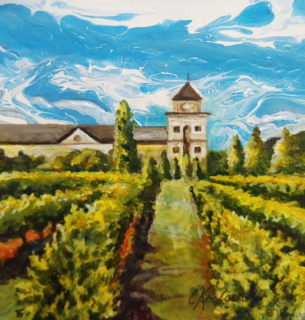 NOTL - TWO SISTERS - 6x6 in. - Acrylic on Canvas