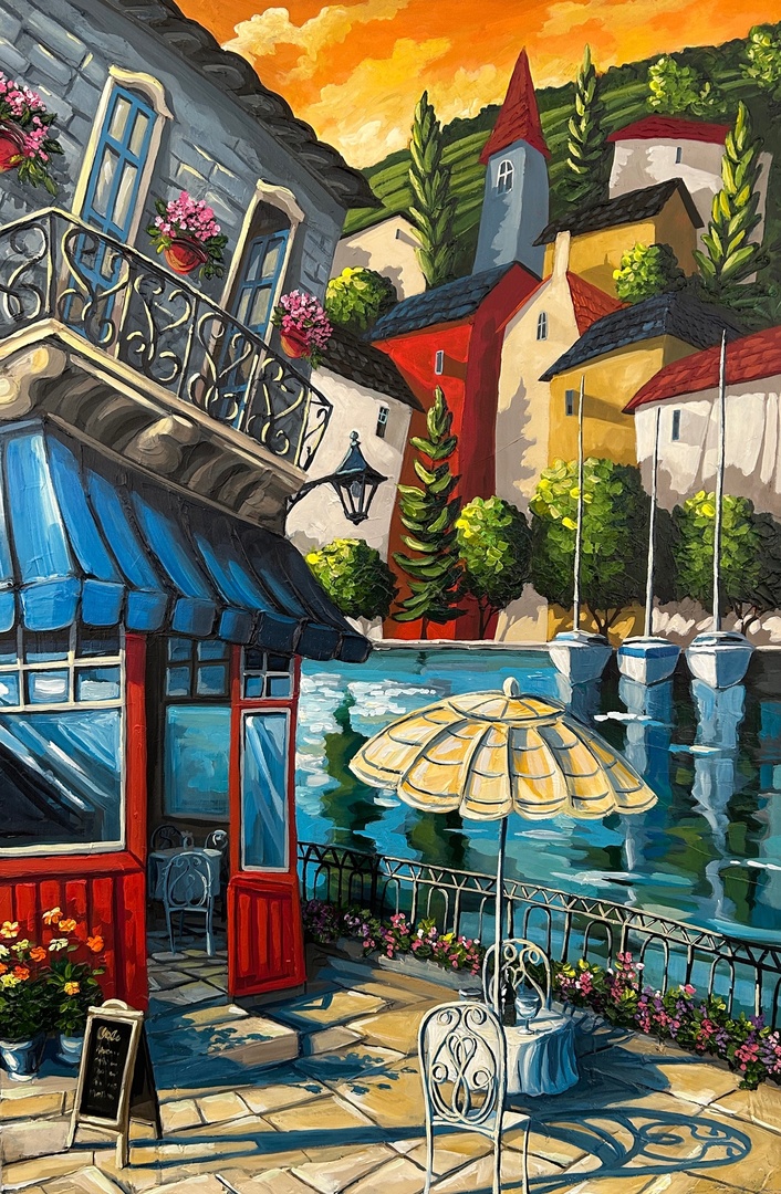 Orangina Sky - 36 x 24in. wide - EXHIBITION