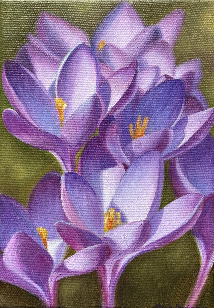 Burst of Spring - 7x5 - Oil on Canvas