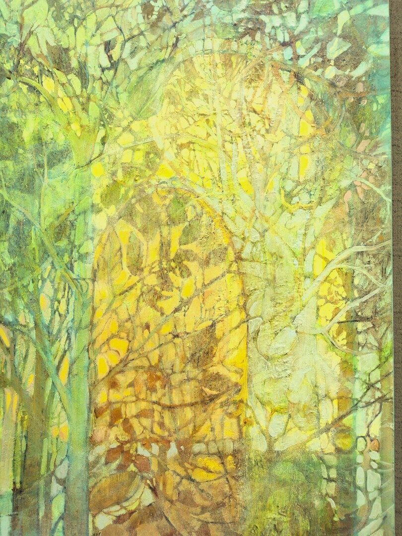 Natural Pathway - 36 x 24 in. wide -Acrylic on Wood Panel