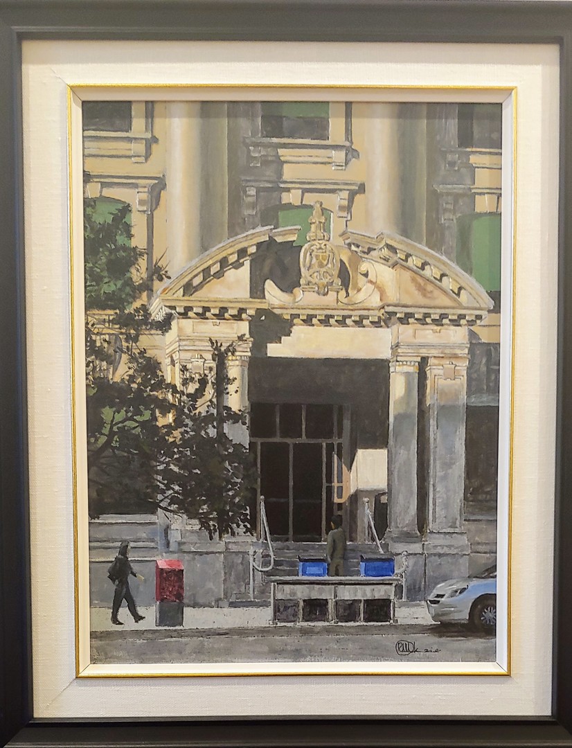 Morning on the Avenue - Oil on Canvas - 16 x 12 - Ralph Mackenzie