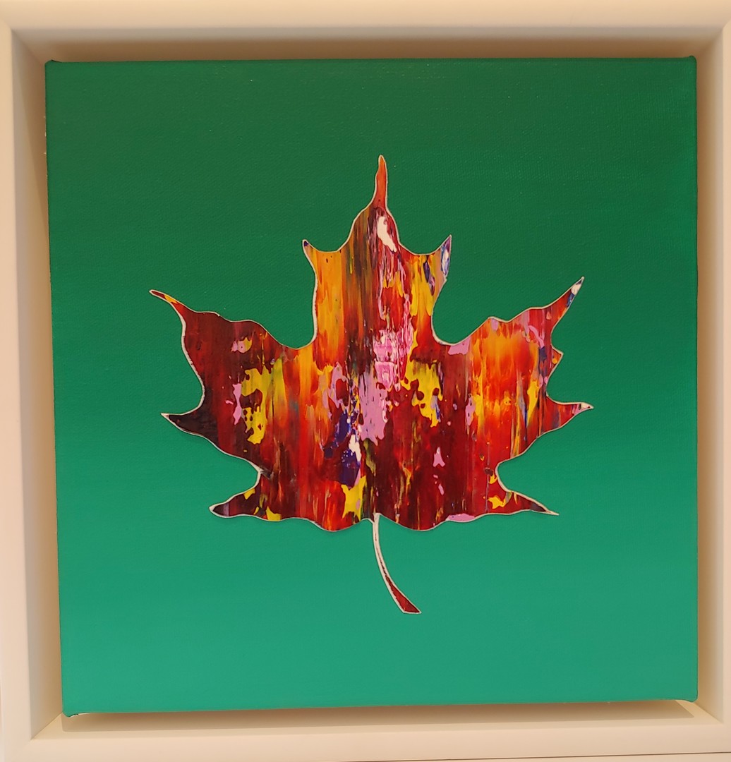 Maple Leaf 2 by Jeff Tallon - 11.5 x 11.5