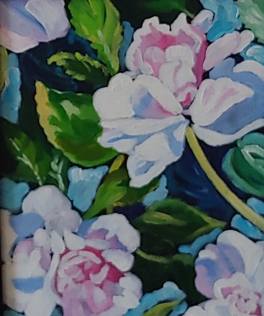 Impatiens 2 - 10 x 8 - Oil on Canvas - Anna Clarey