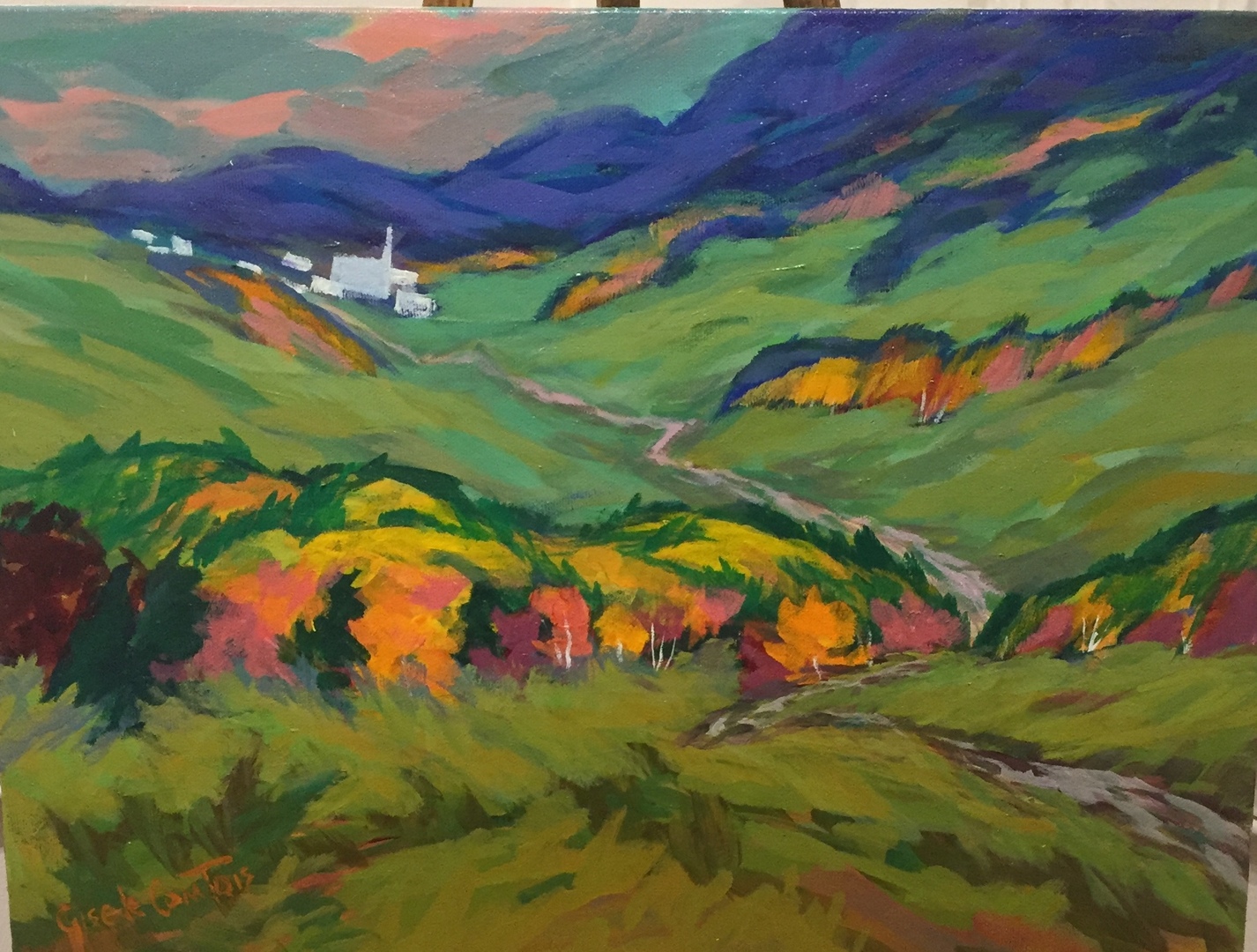 Iron Hill - 12 x 16 inches wide - $1850