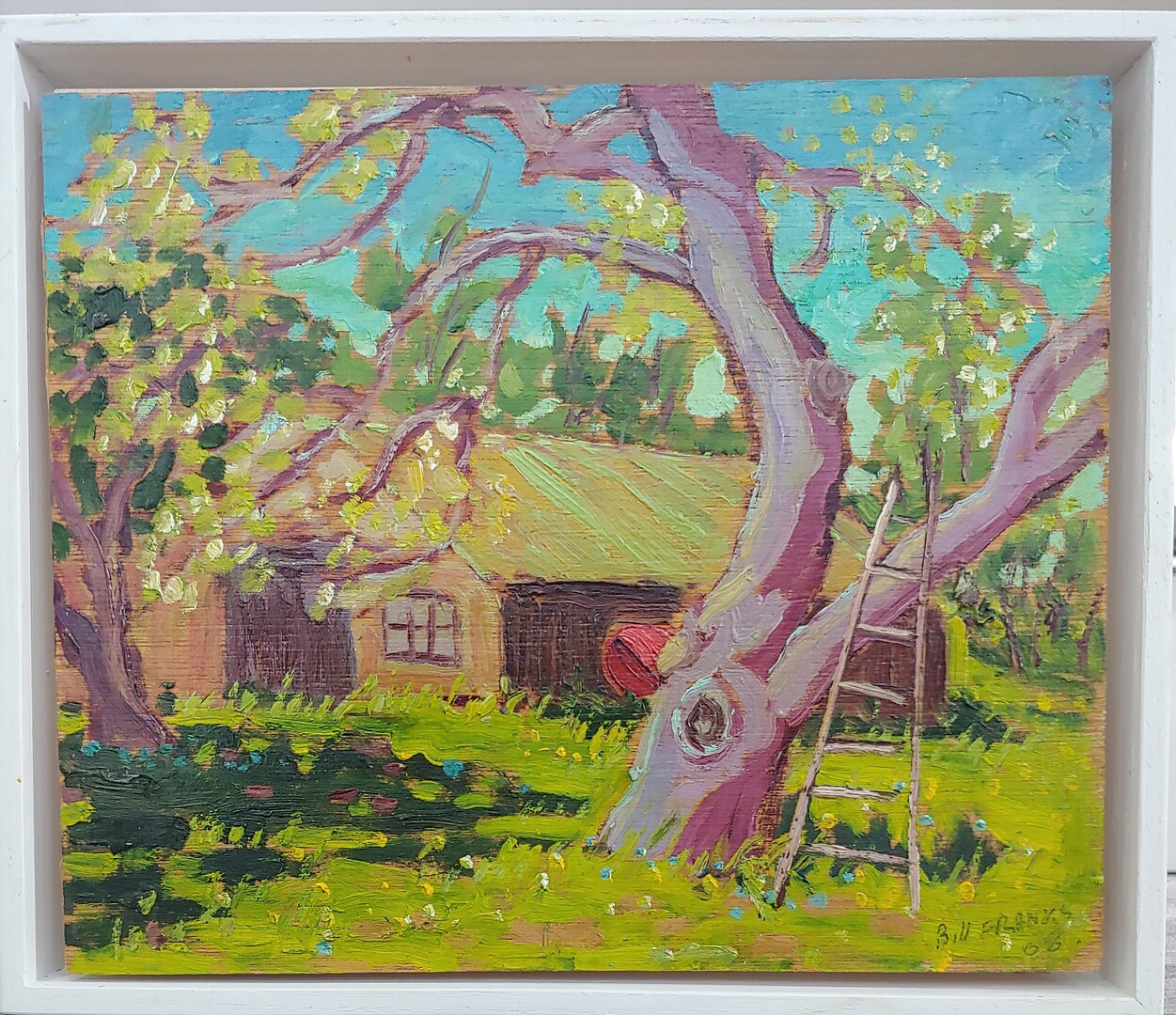 Shed with Orchard - 10 x 12 - Bill Franks