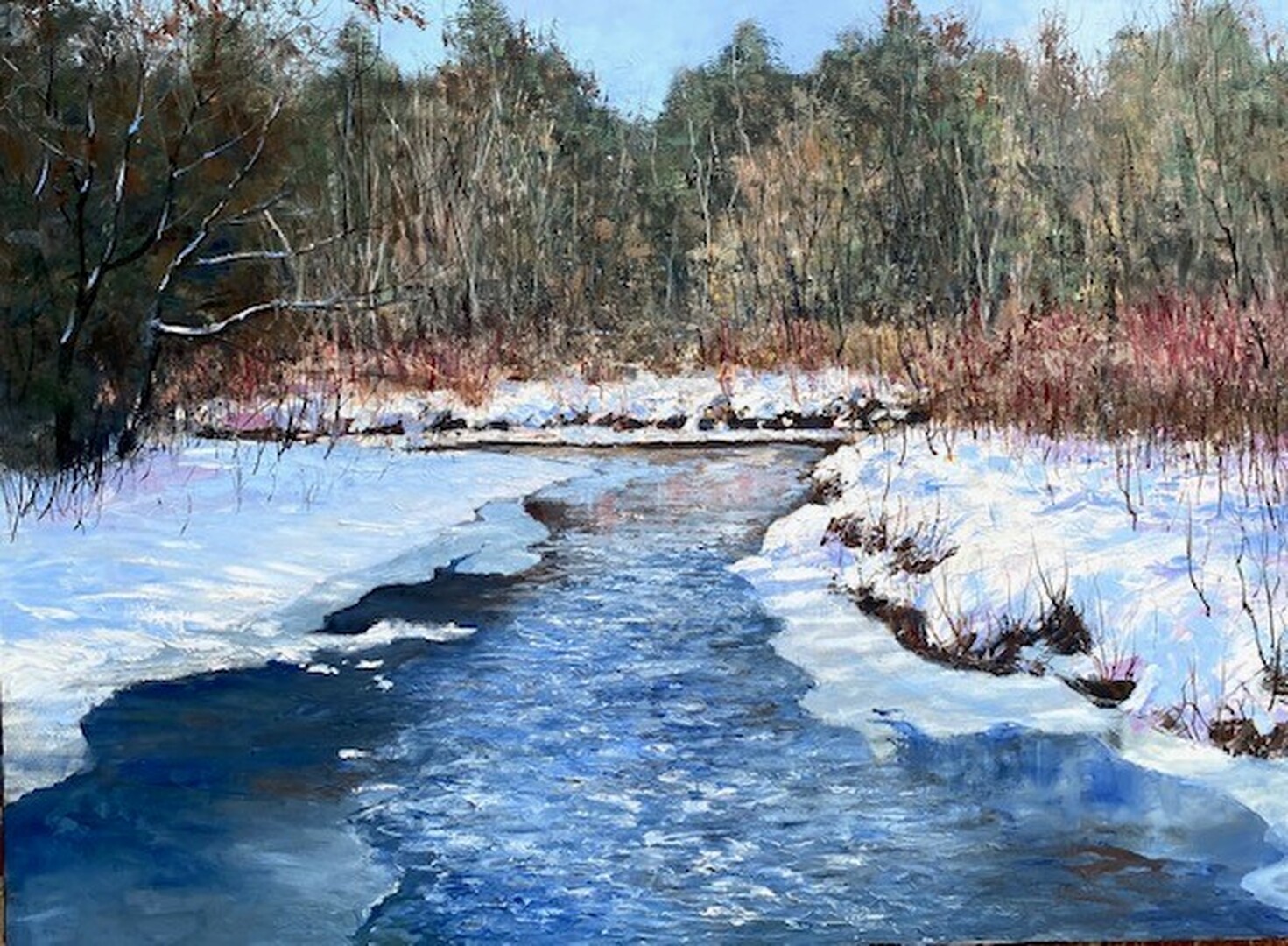 Winter Creek -  36 x 48